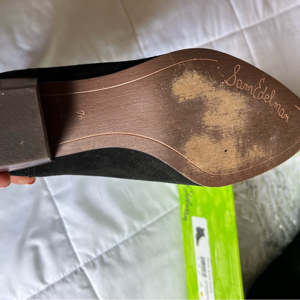 Sam Edelman Reesa Black Suede - Picture 4 of 5